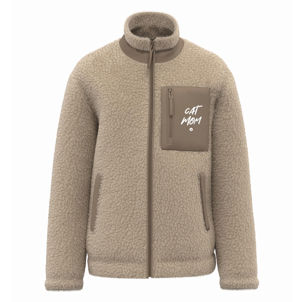 Image back Veste Sherpa Catmom