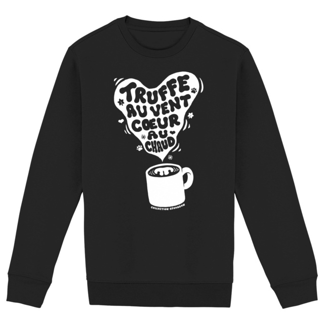 Image back Sweatshirt Truffe au Vent Cœur au Chaud