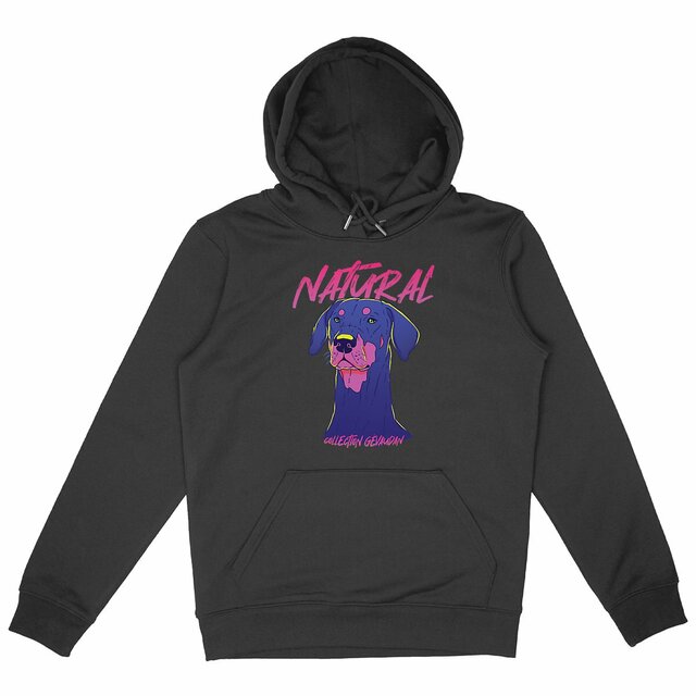 Image back Hoodie Natural Dobermann