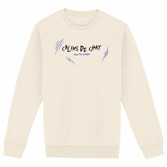 Image front Sweatshirt Câlins de chat