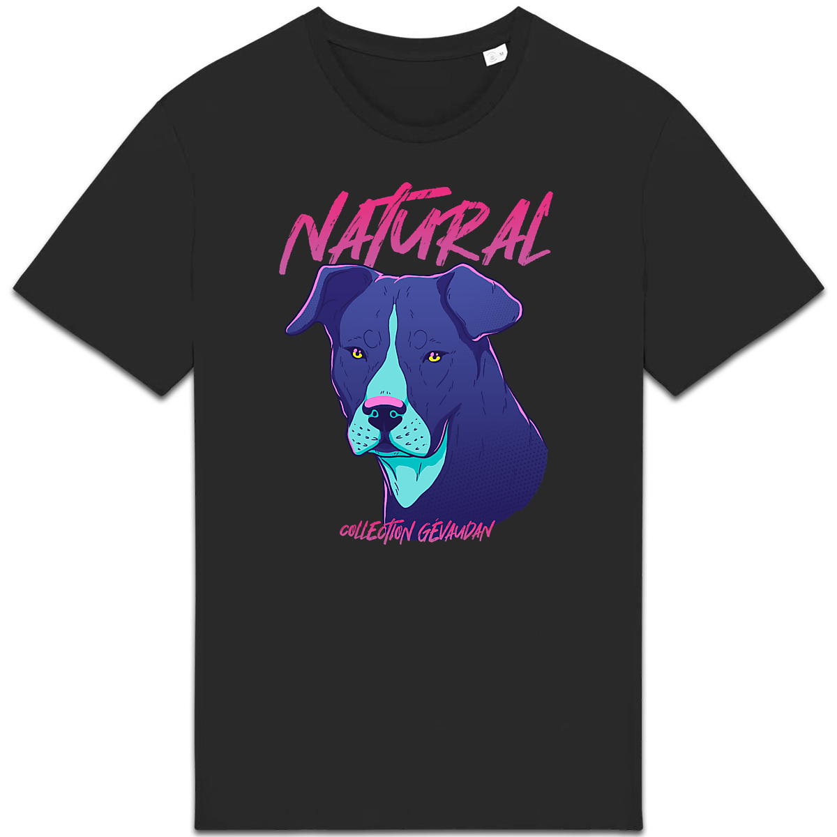 Image back T-Shirt BIO Natural Amstaff