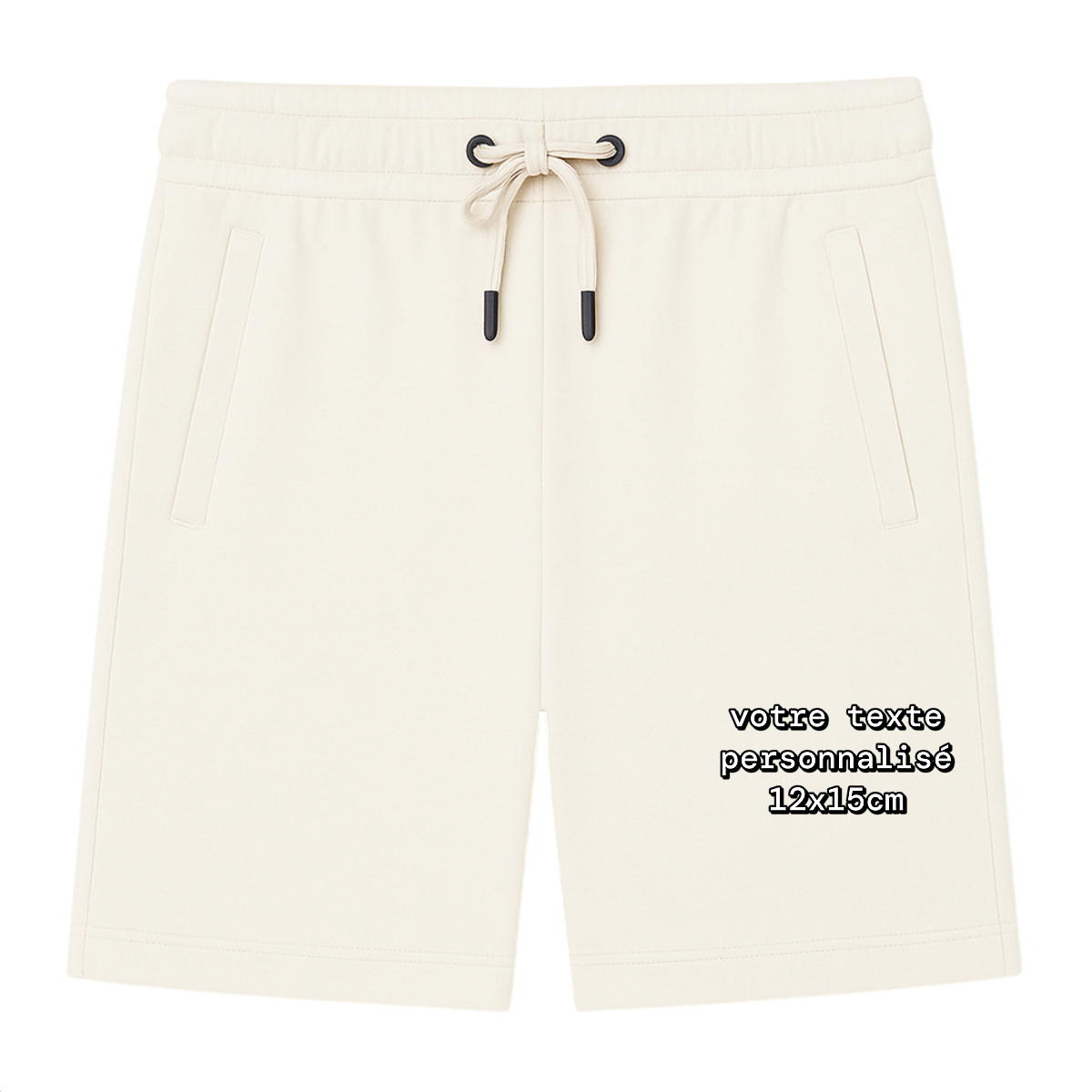 Image back Short Homme BIO - Texte à personnaliser