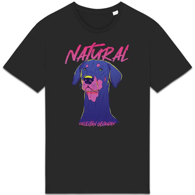 Image back T-Shirt BIO Natural Doberman