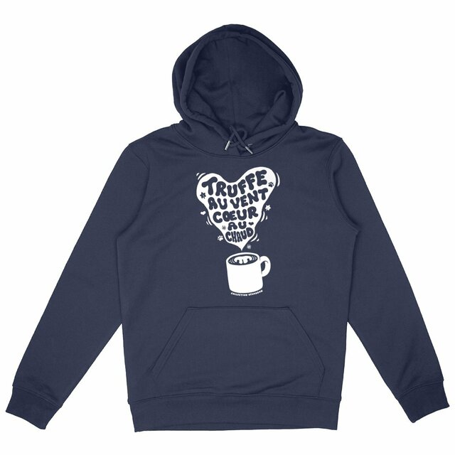 Image back Hoodie Truffe au Vent Cœur au Chaud