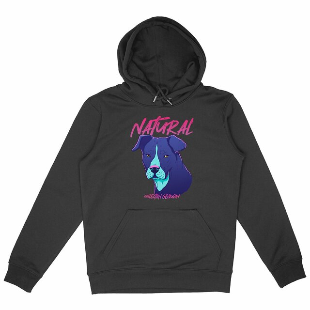Image back Hoodie Natural Amstaff