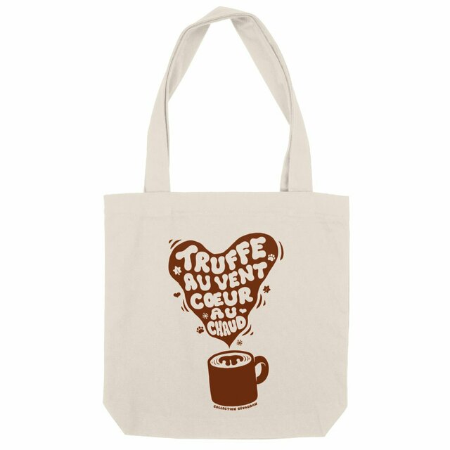 Image front Totebag Truffe au Vent Cœur au Chaud