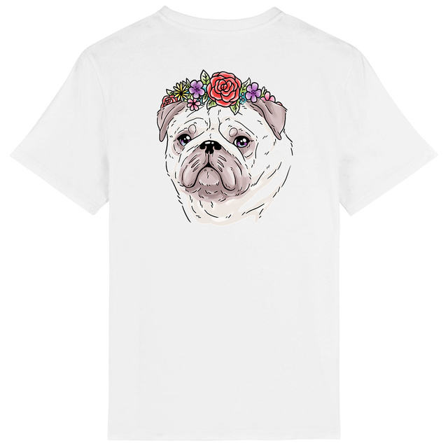 Image back T-Shirt BIO Carlin Fleuri