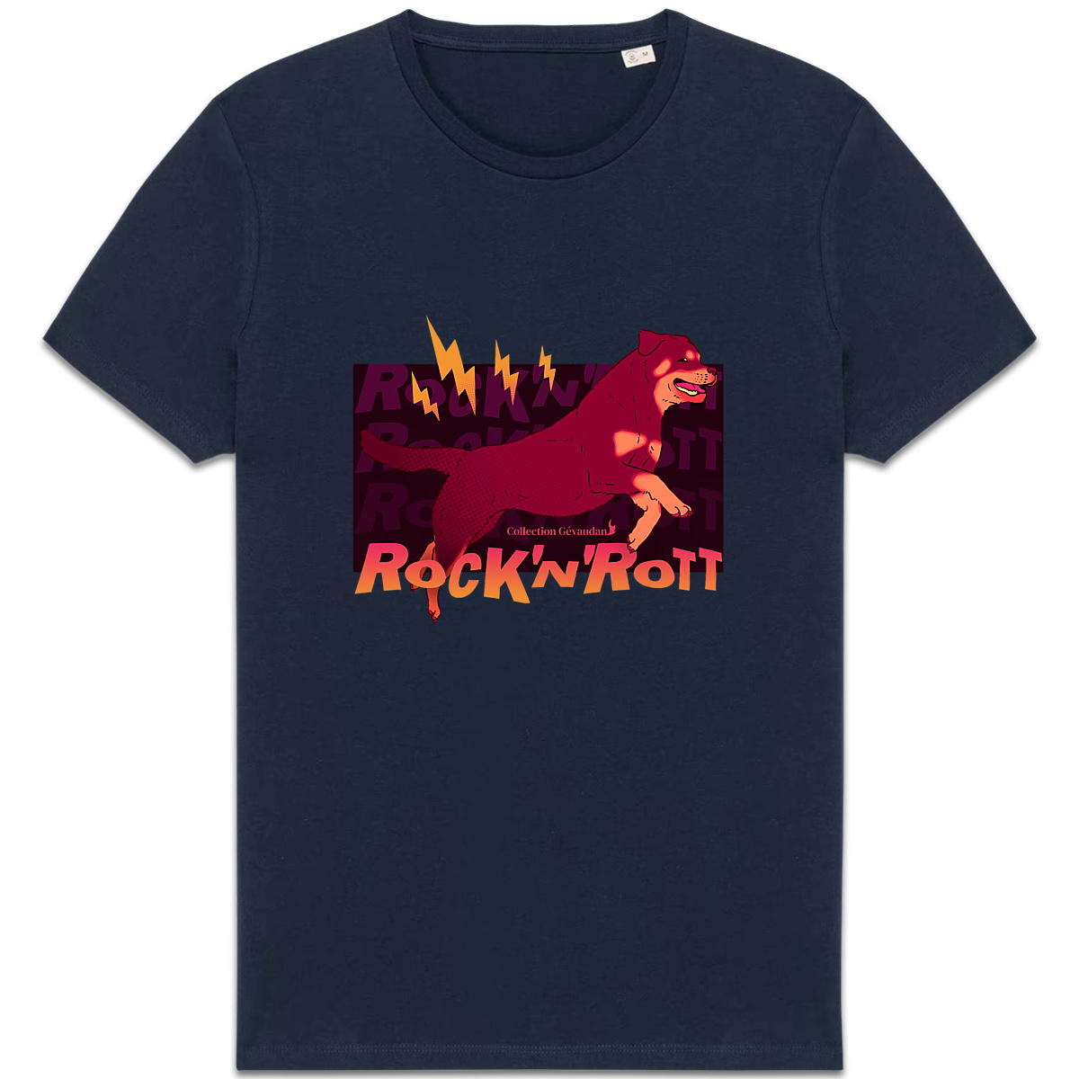 Image front T-Shirt BIO Rock'n'Rott - Rottweiler
