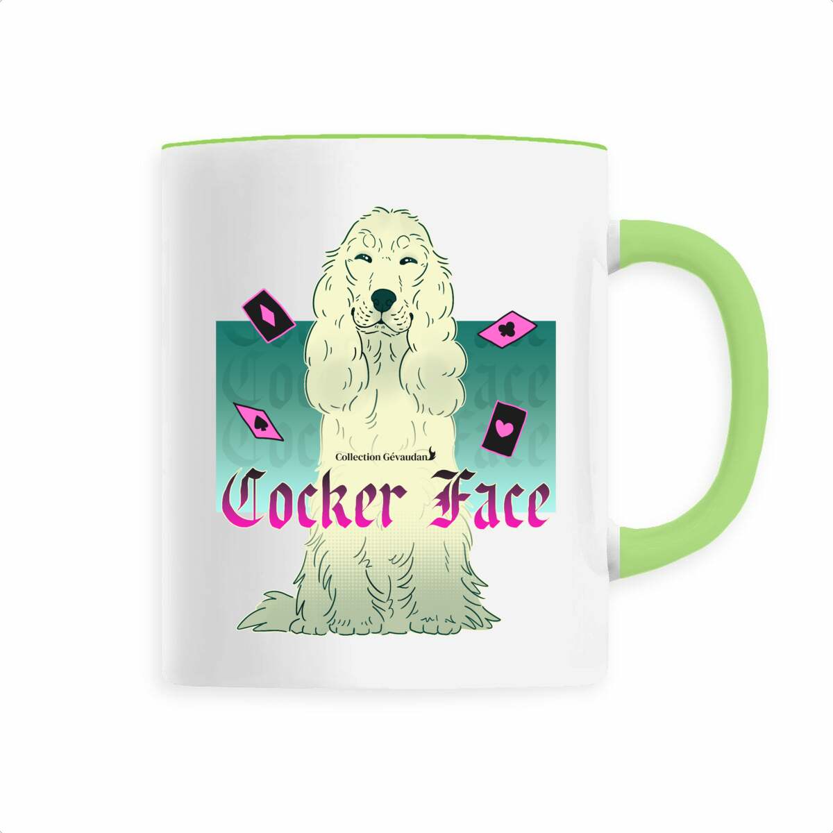Image front Mug Cocker Face - Cocker Anglais