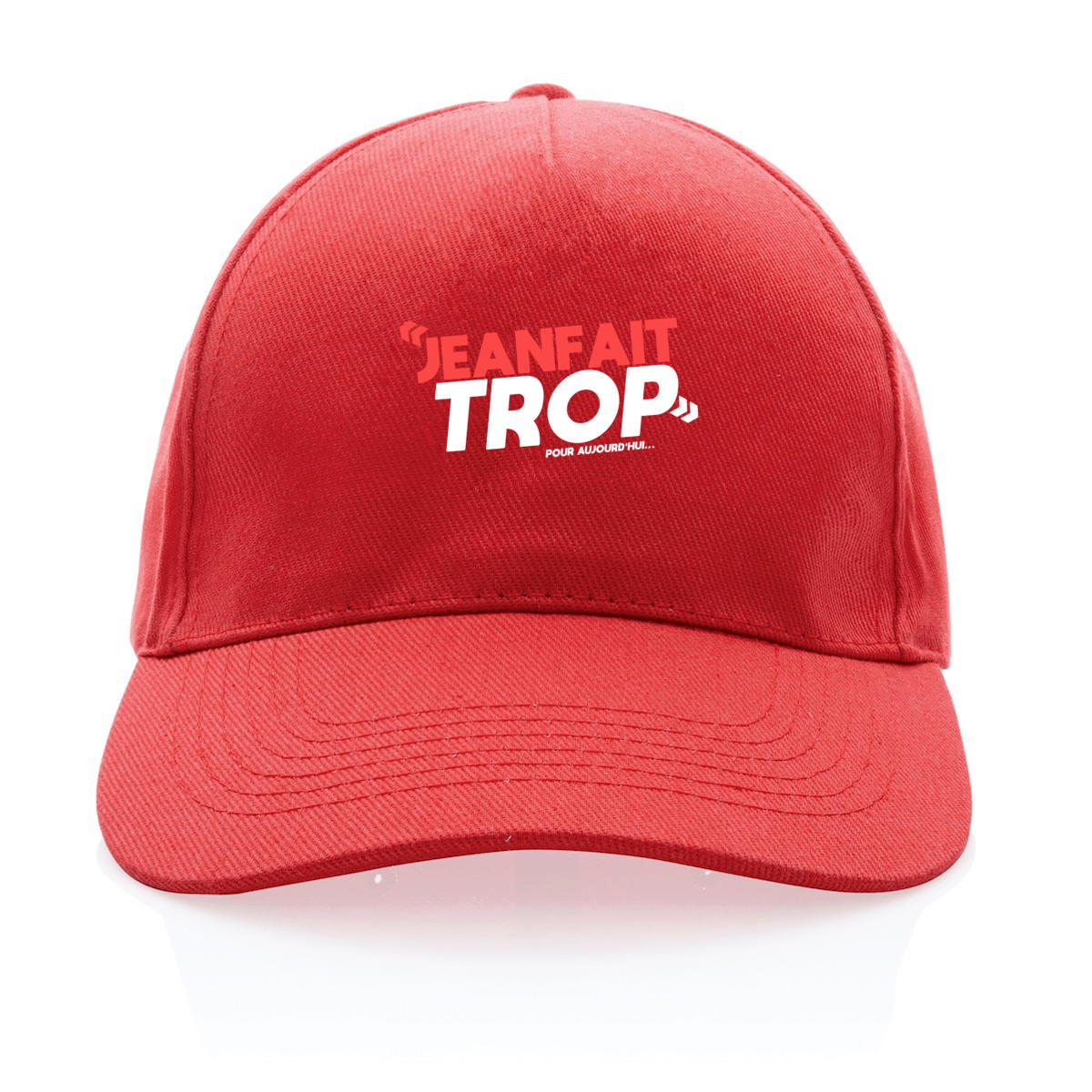 Casquette 100% recyclée "JeanFaitTrop" - Image