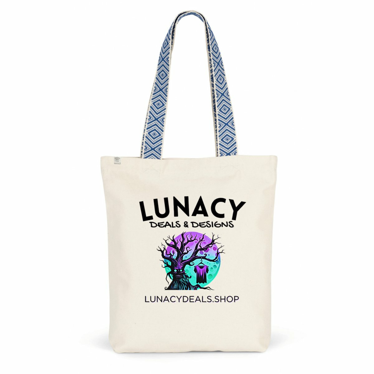 Image front Lunacy Deals & Designs Tote Bag 