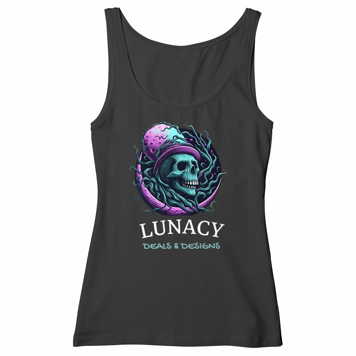 Image front Lunacy Deals & Designs Women's Tank Top -Dark