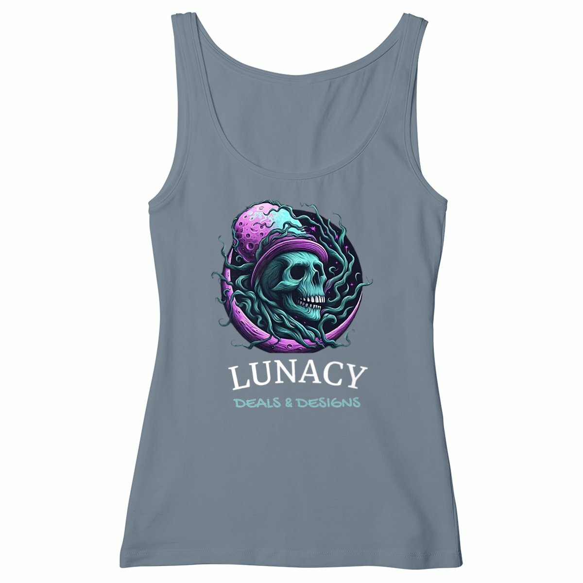 Image back Lunacy Deals & Designs Women's Tank Top -Dark