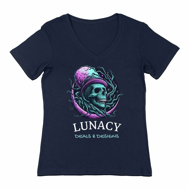 Lunacy Deals & Designs Women's V-Neck T-Shirt - Image