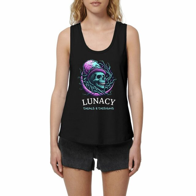 Lunacy Deals & Designs Women's Relaxed Fit Tank Top