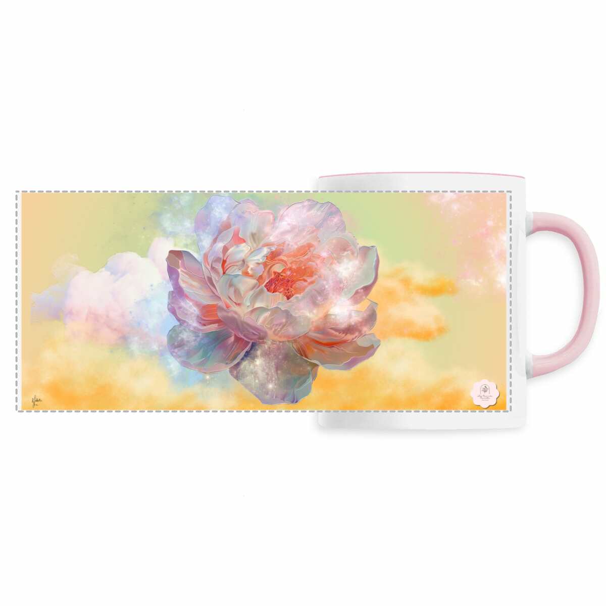 Image front Mug "pivoine"