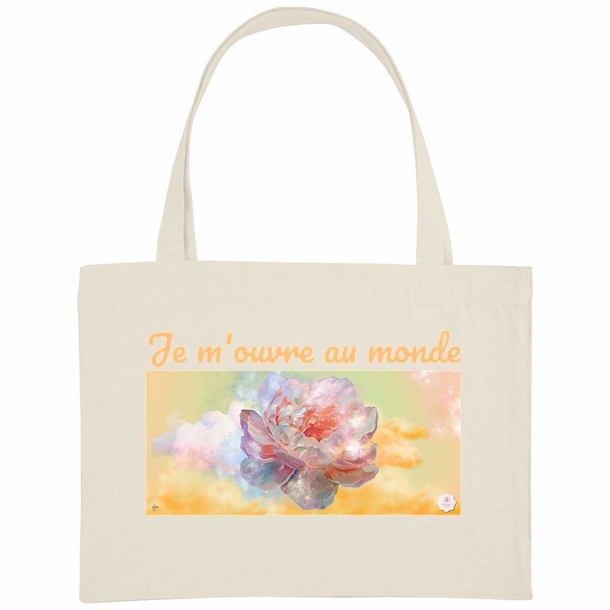 Image back Shopping Bag "Je m'ouvre au monde"