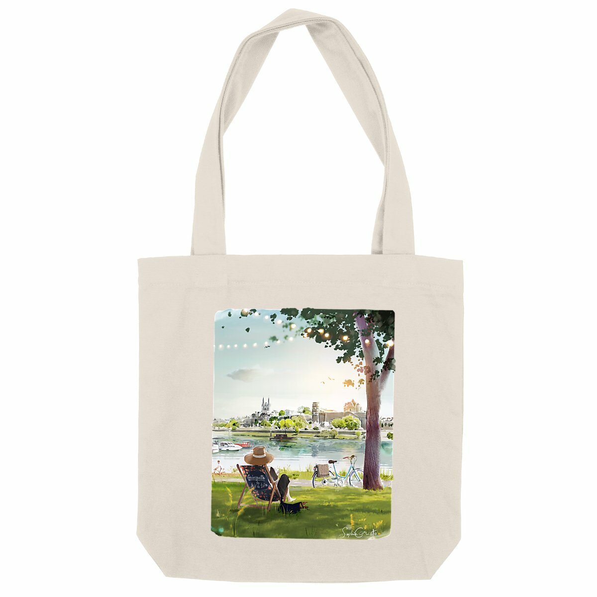 Image back La guinguette d'Angers - Totebag