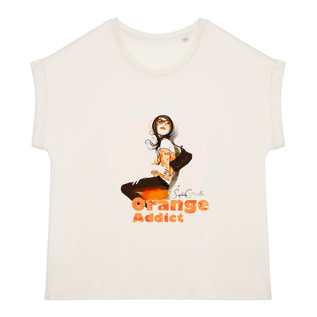 Image front Orange addict - Le T Shirt/Manche revers