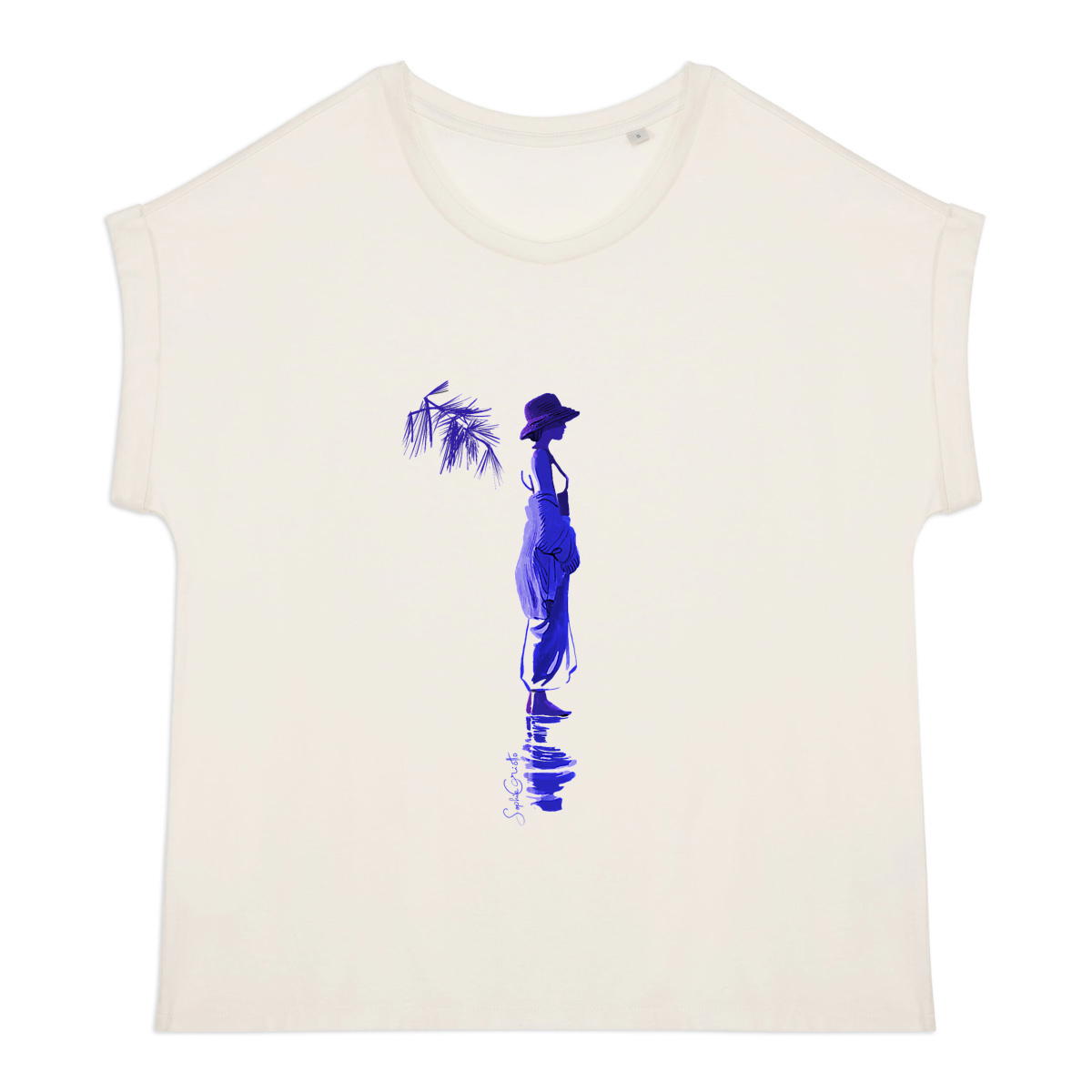 Image front Reflet - T Shirt léger/ manches revers