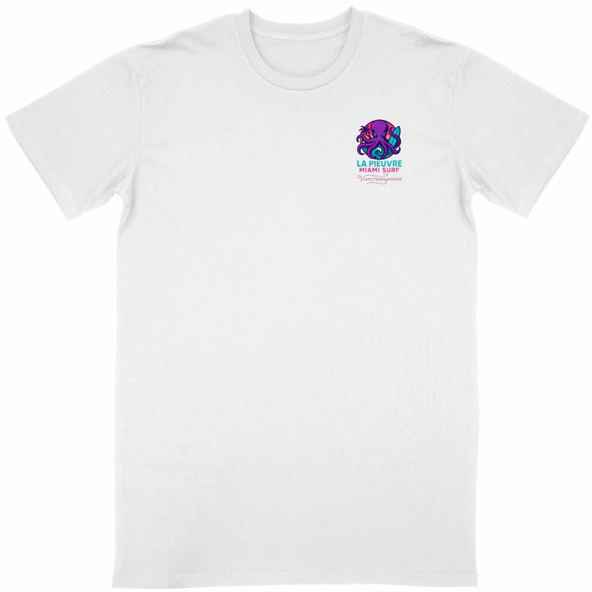 Image back T-shirt Unisexe Classique - Vibes Miami Surf Adulte