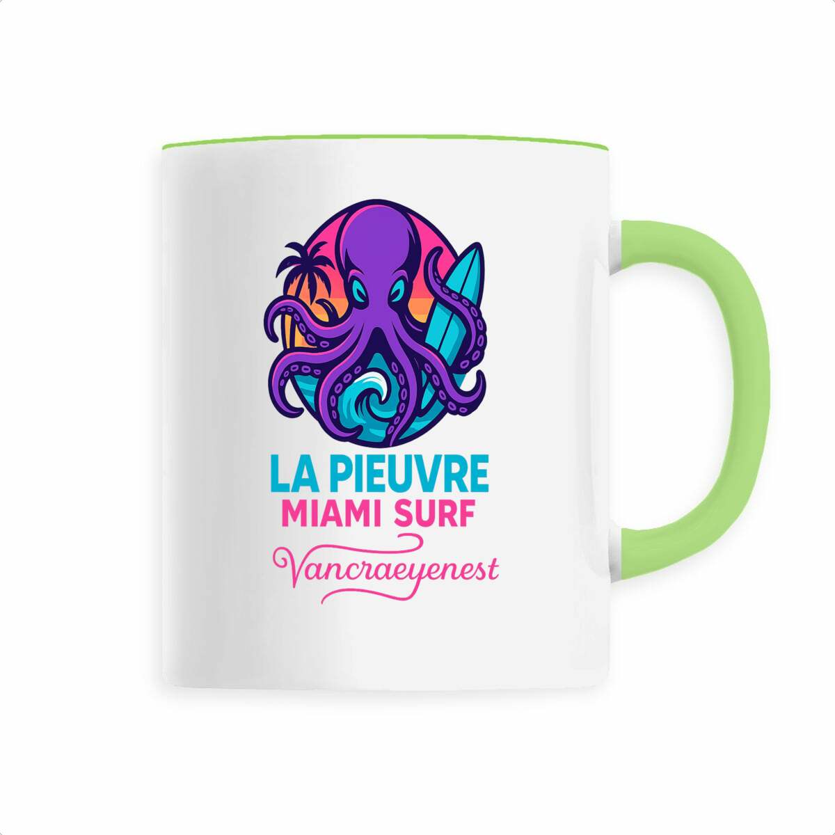 Image back mug La Pieuvre et Miami Surf
