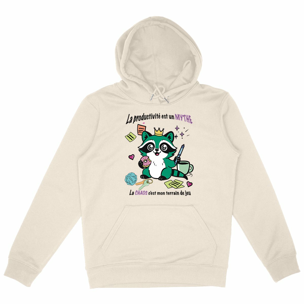 Image front Sorry, Were You Saying Something?” Owl ADD Tote Bag – Ethnic Design – Recycled Cotton & Po