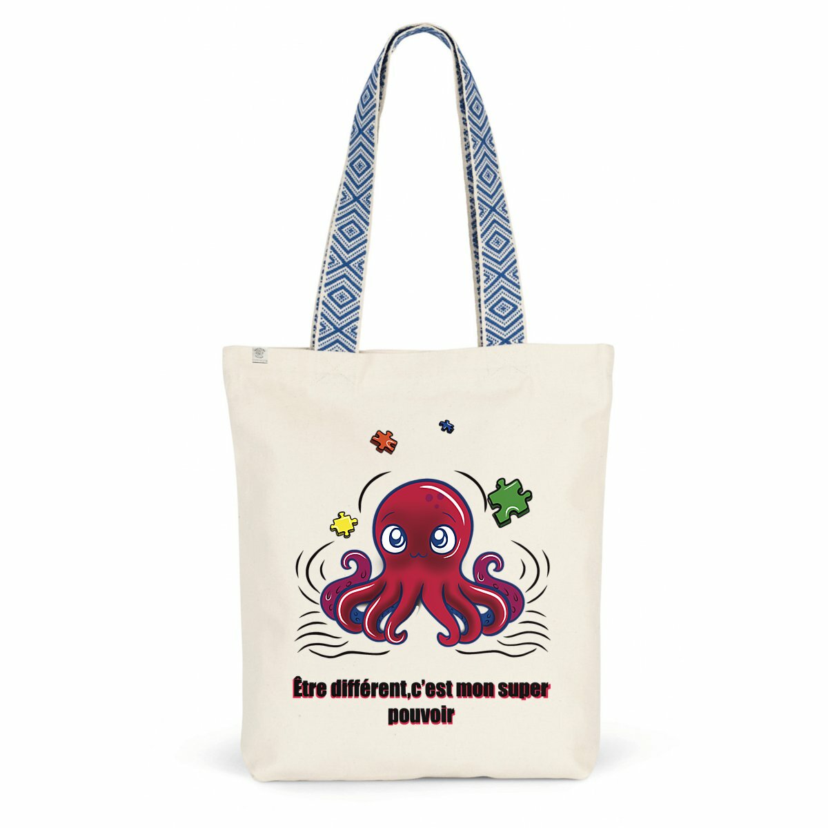 Image front cute tote bag 