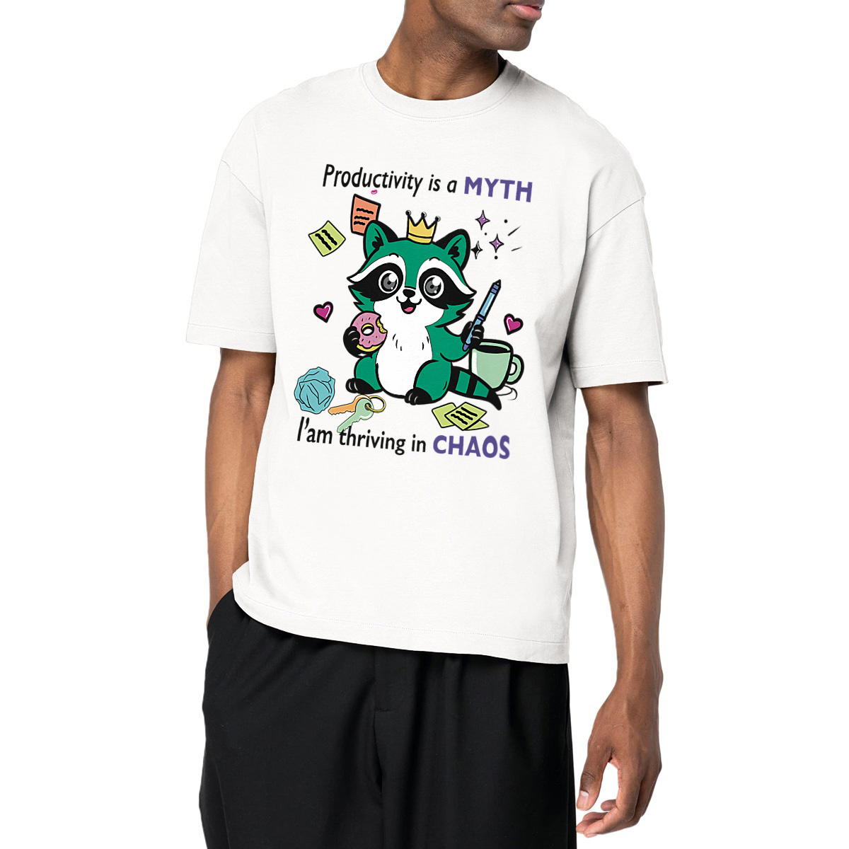 Image front ADHD oversized T-shirt