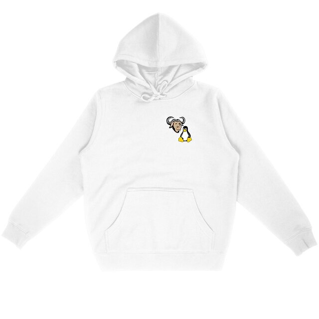 Image back GNU/Linux Hoodie