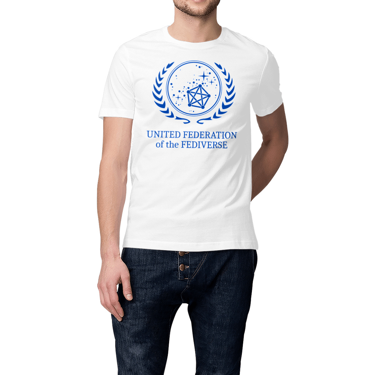 Image front United Federation of the Fediverse (white)