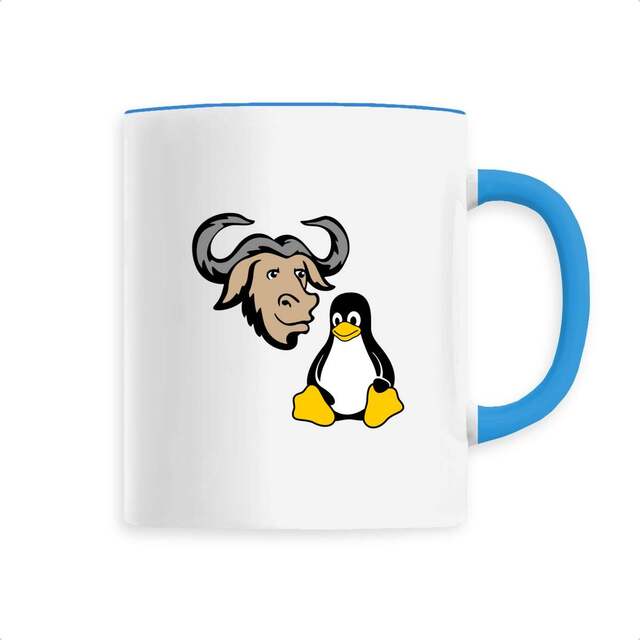 Image back GNU/Linux Mug