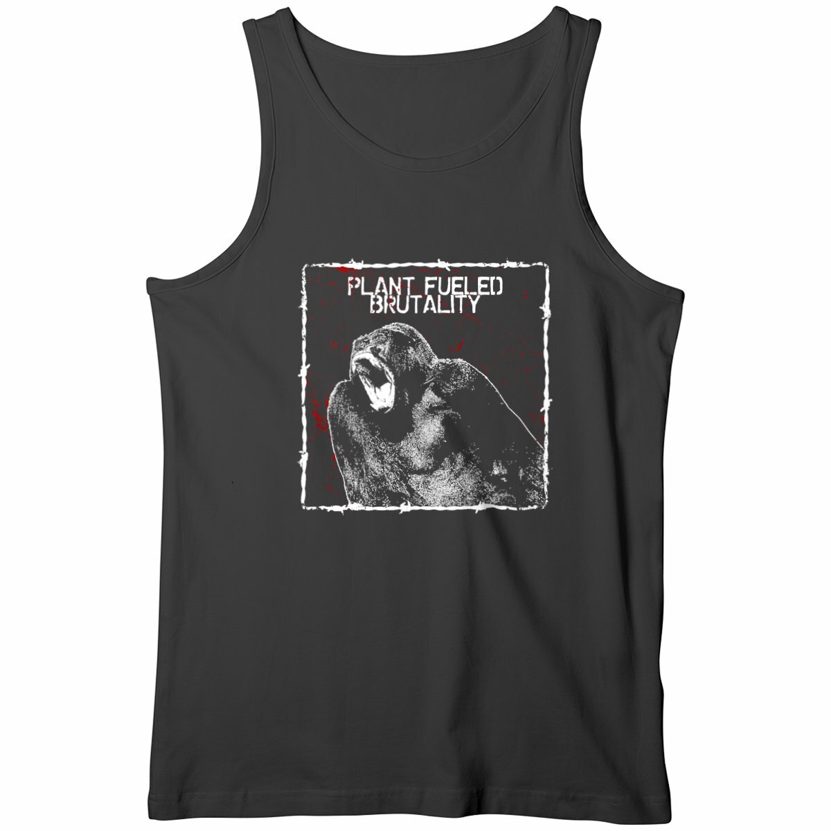 "Plant fueled brutality" tank top
