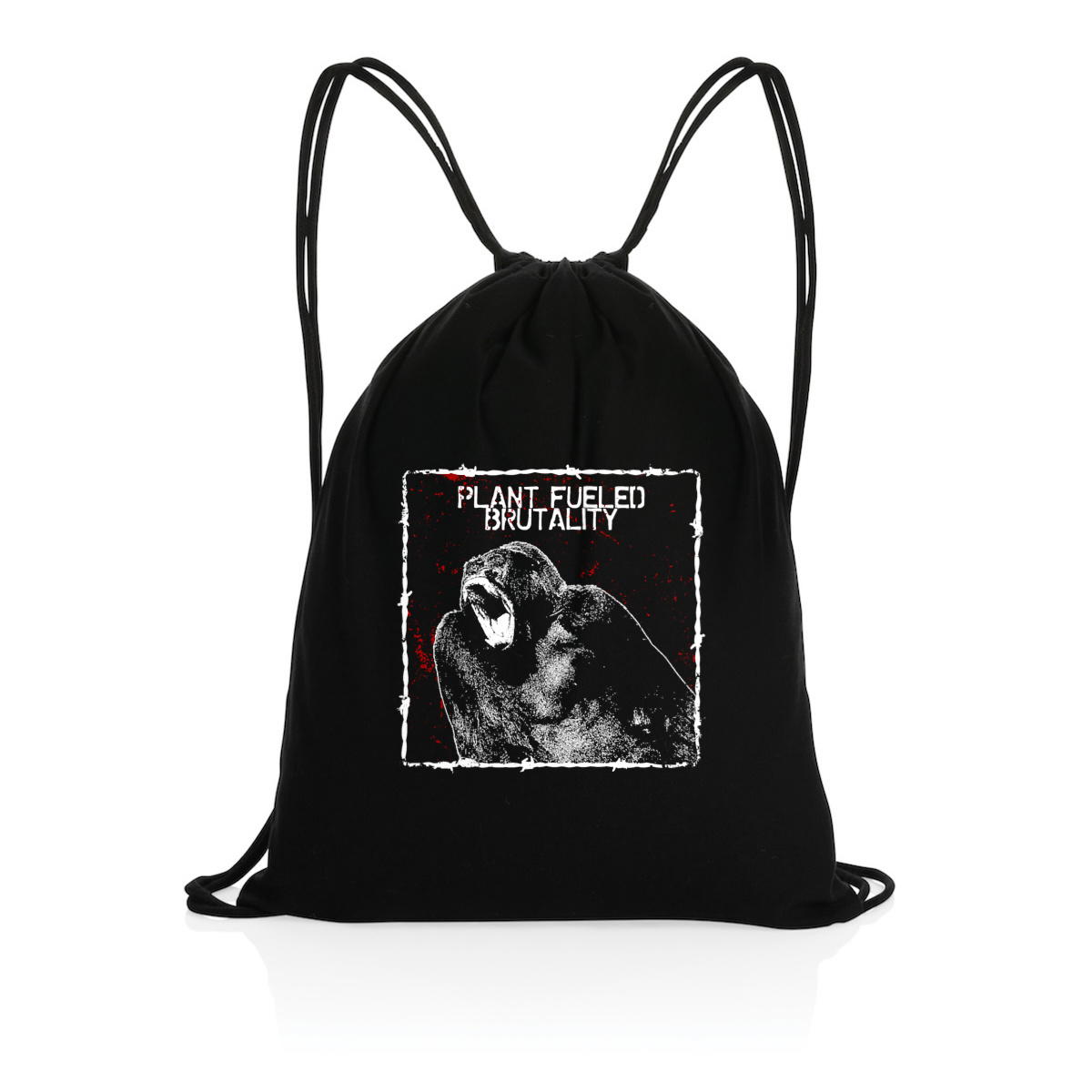 "Plant fueled brutality" backpack