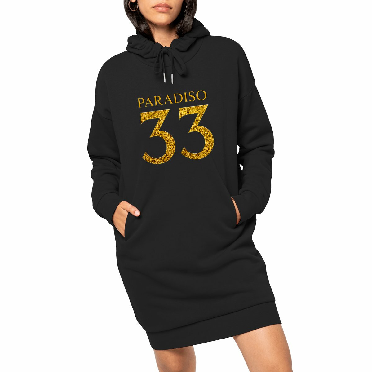 Kapuzenkleid Hoodie Women Paradiso 33 Logo
