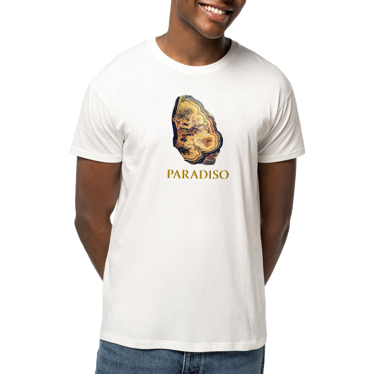 Leichtes Unisex-T-Shirt - Classic Paradiso Crystal Print