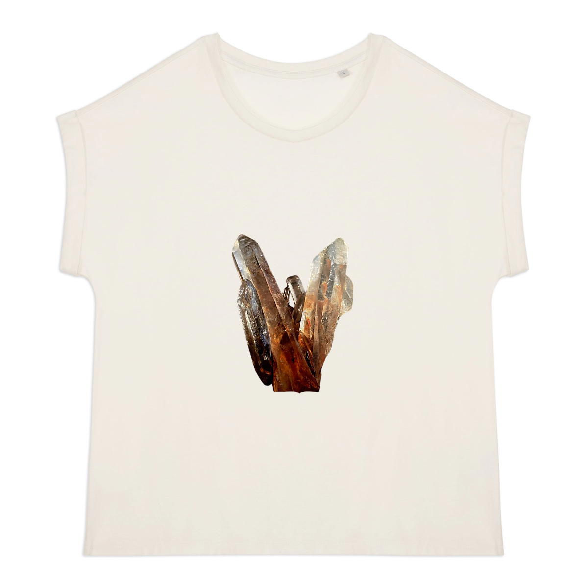 T-shirt, ladies, from organic farming, sleeves with turn-ups - Image