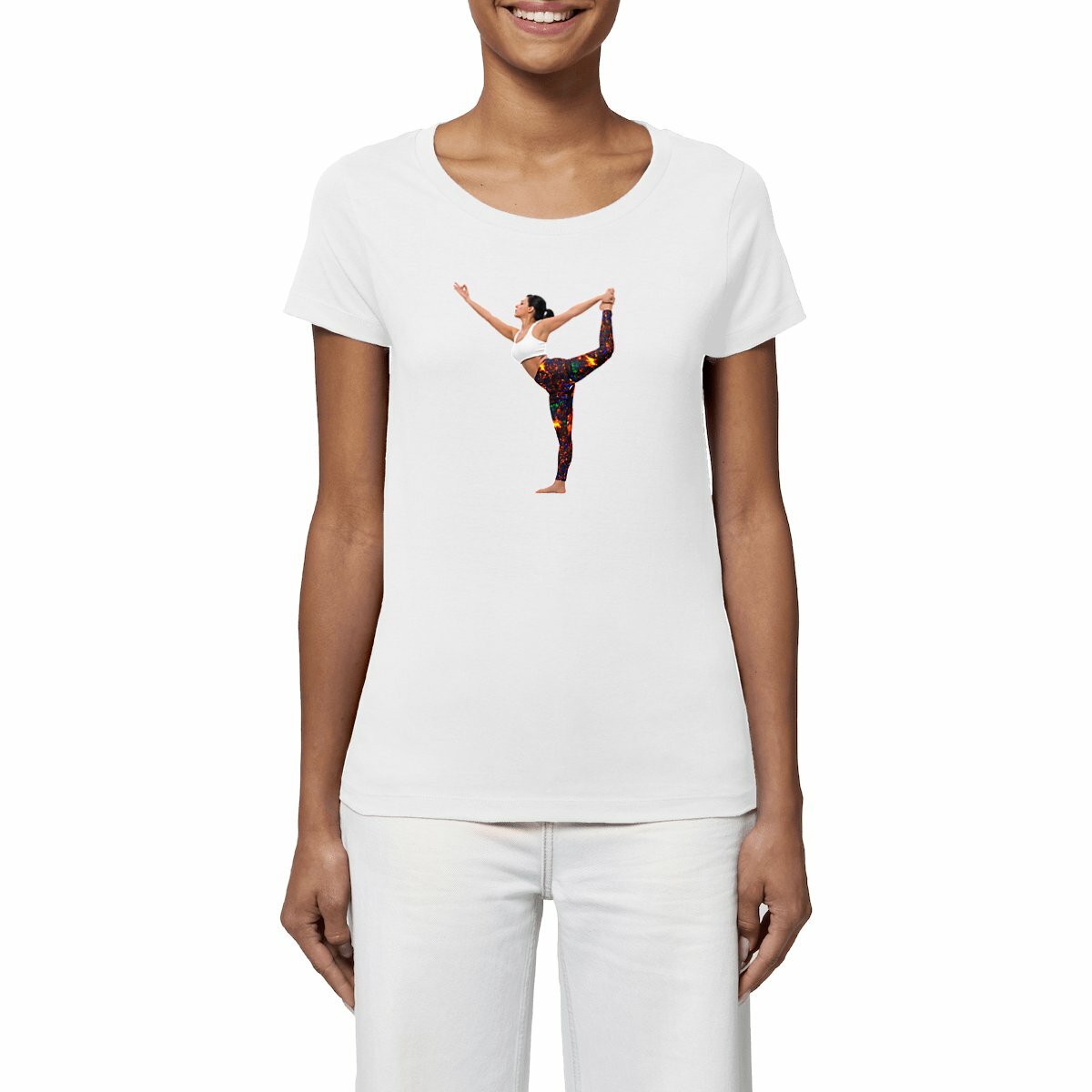 Leichtes Frauen-T-Shirt aus biologischem Anbau