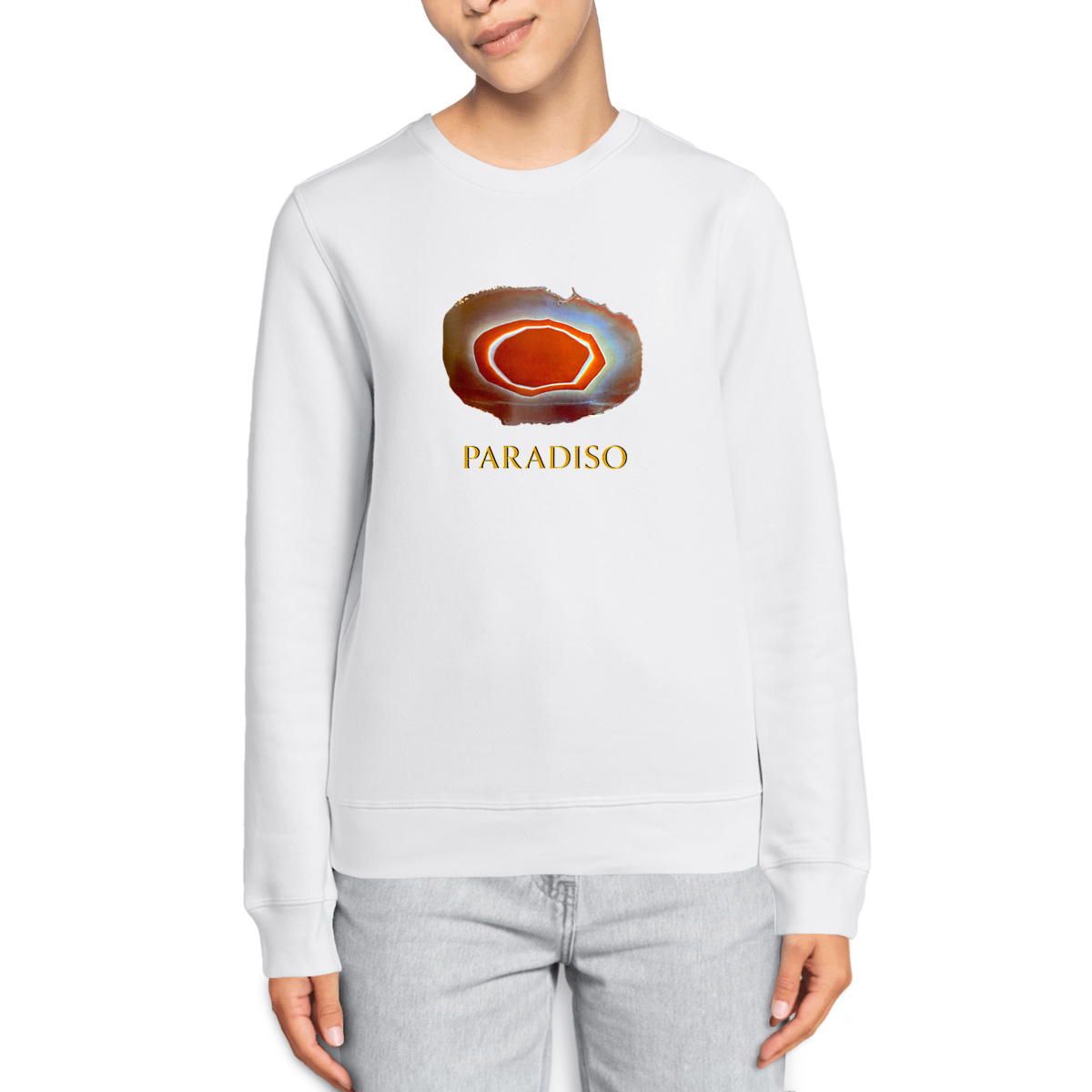 Leichtes Unisex-Sweatshirt - Paradiso Agate Print
