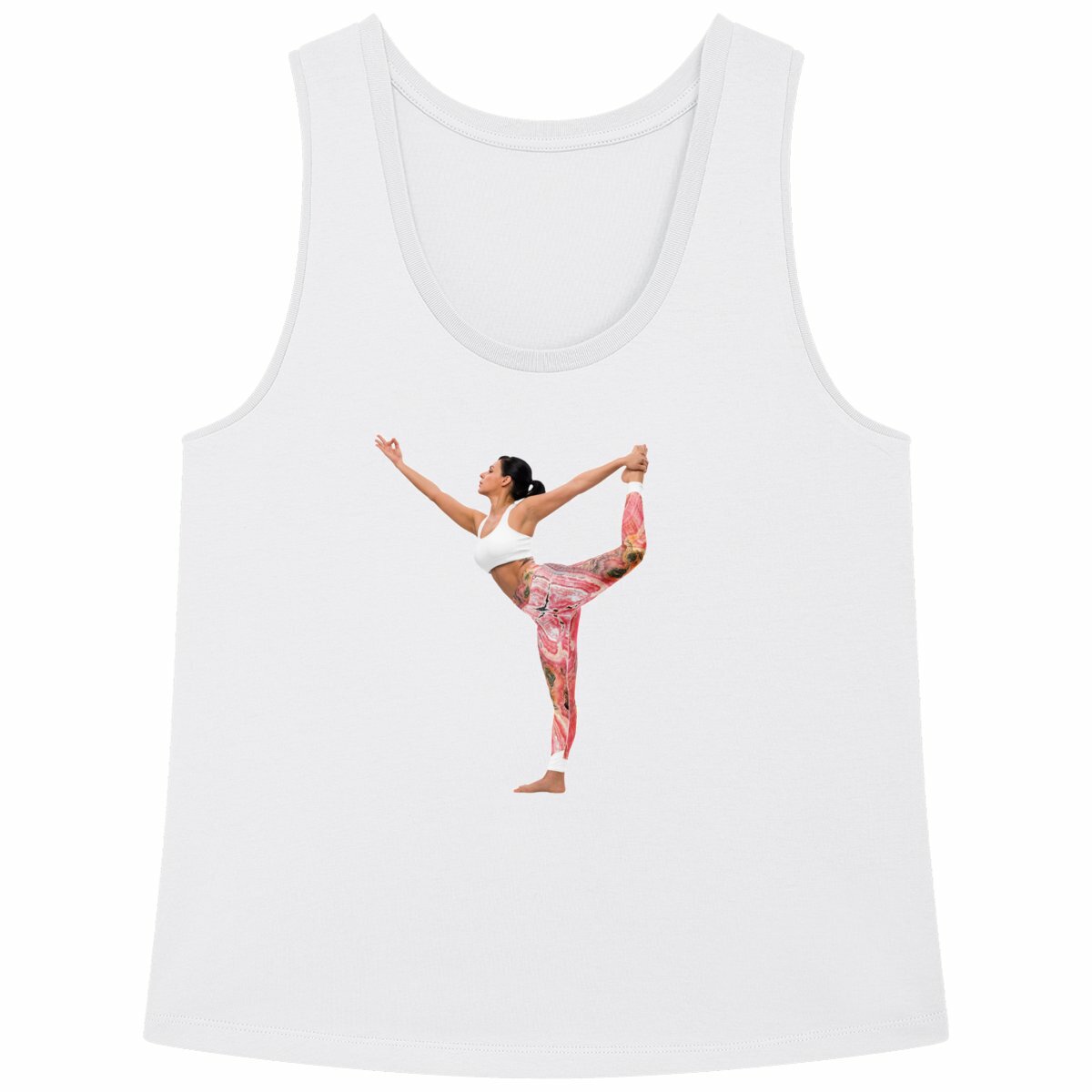 Women's tank top "RHODOCHROSITE" made from organic cotton – design by Paradiso - Image