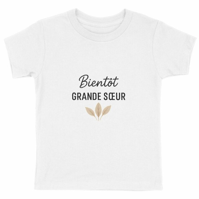 T-shirt Enfant Epais - Bientôt Grande Soeur - Image
