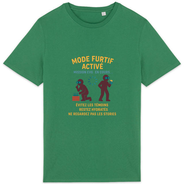 T-shirt unisexe léger humoristique EVG - Image