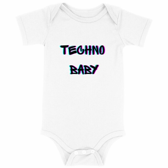Body bébé humoristique pour festivals - Image