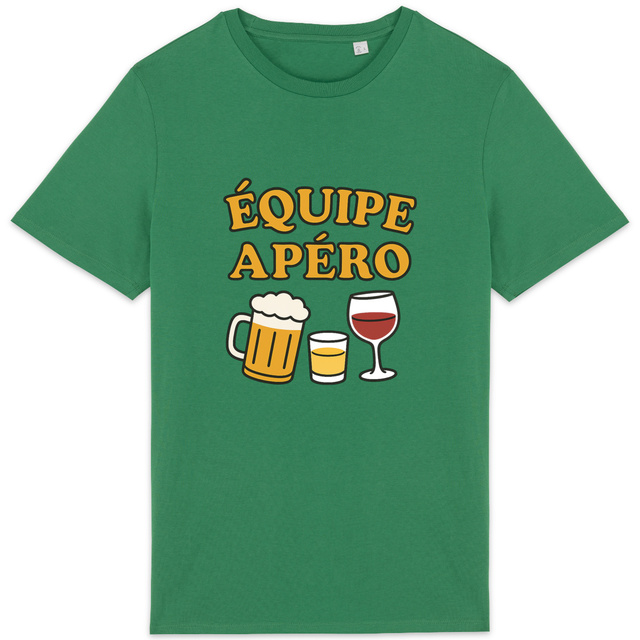T-shirt unisexe léger Équipe Apéro Humoristique - Image