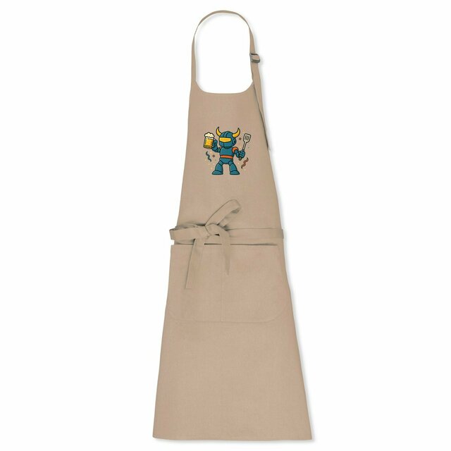 Tablier humoristique robot japonais années 80 - Idéal cadeaux (papas, amis, etc.) - Image