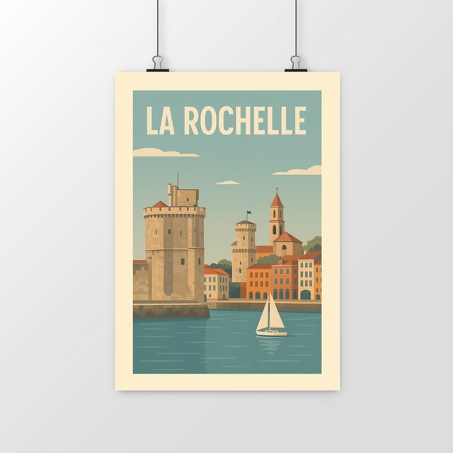 Poster vertical La Rochelle