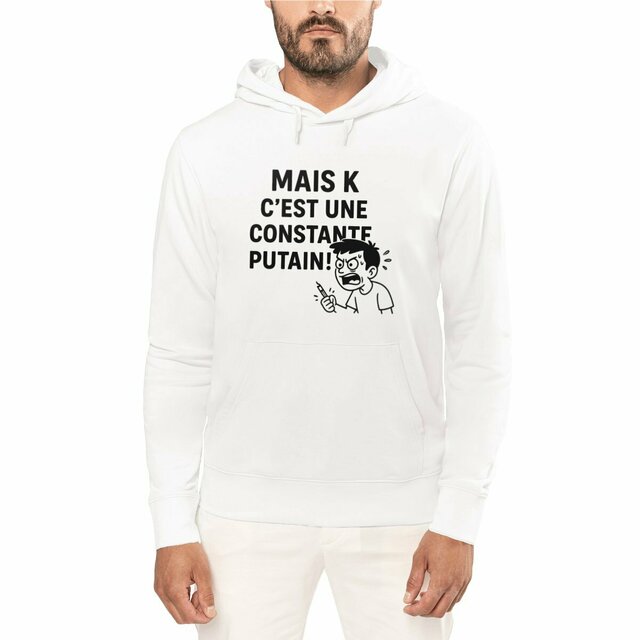 Sweat à capuche Léger Unisexe Humoristique Prépa