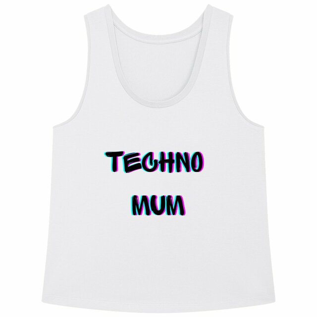 Débardeur Femme Ample Techno Mum - Image