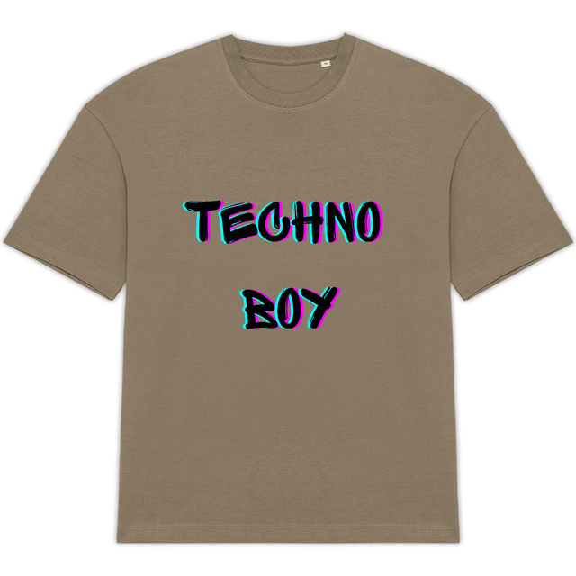 T-shirt Unisexe Oversized Techno Boy - Image