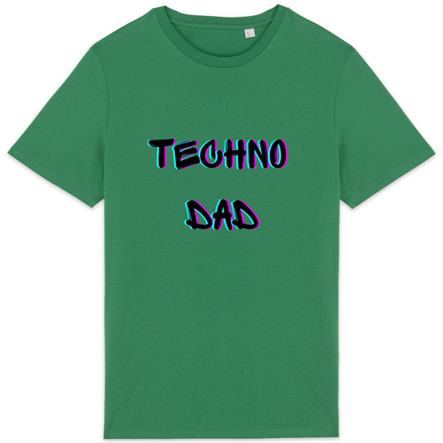 T-shirt unisexe léger Techno Dad - Image